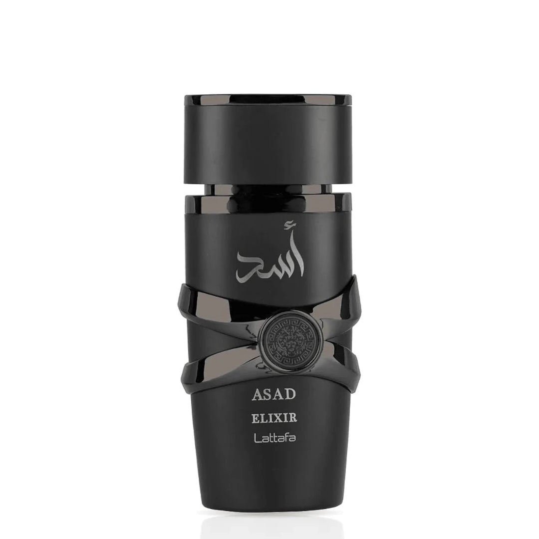 Asad Elixir Eau de Parfum, de Lattafa, frasco original