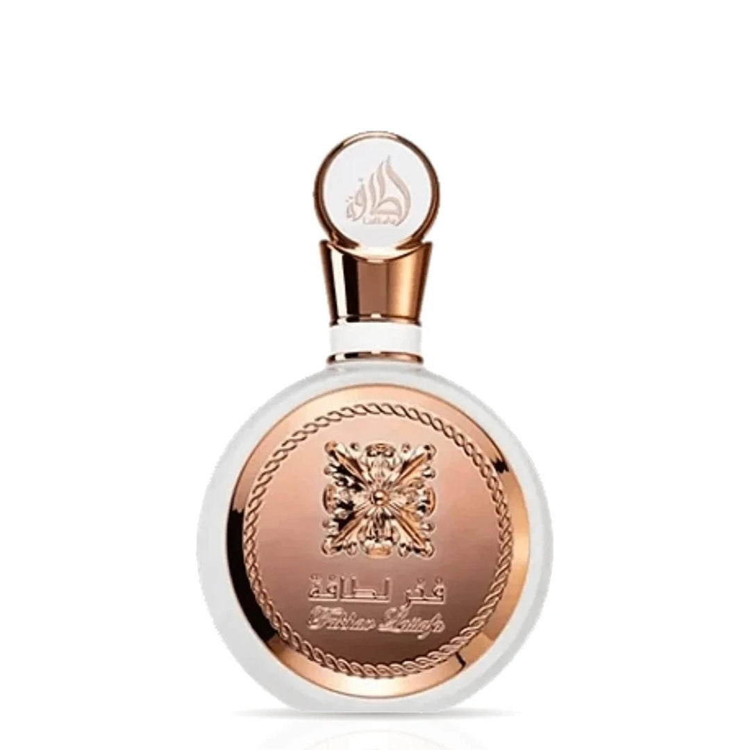 Fakhar Rosé Gold Eau de Parfum, de Lattafa, frasco original