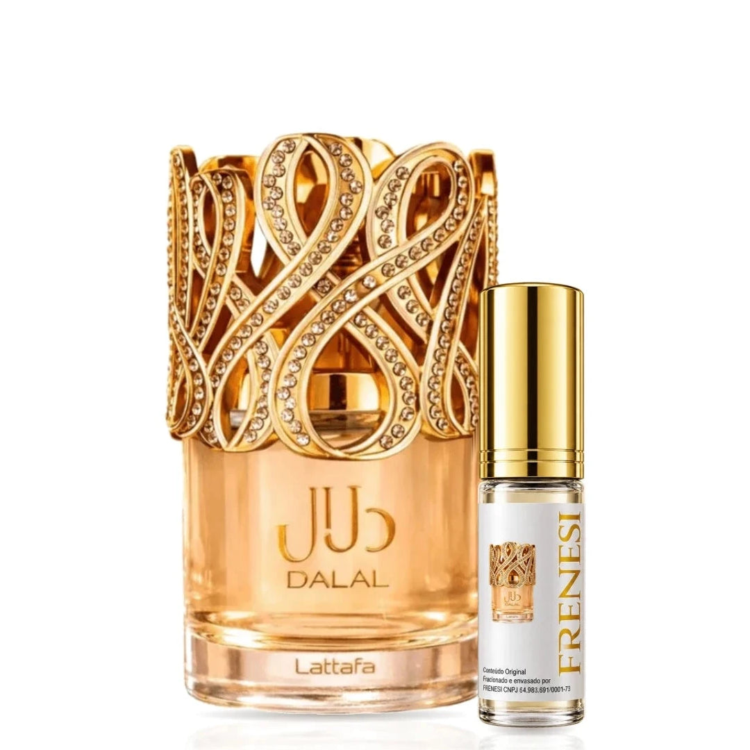 Lattafa Dalal Eau de Parfum, de Lattafa, ao lado do decant da Frenesi