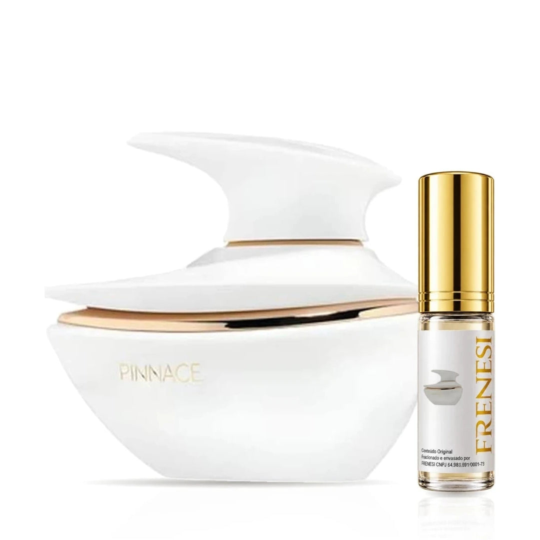 Pinnace White Eau de Parfum, de French Avenue, ao lado do decant da Frenesi