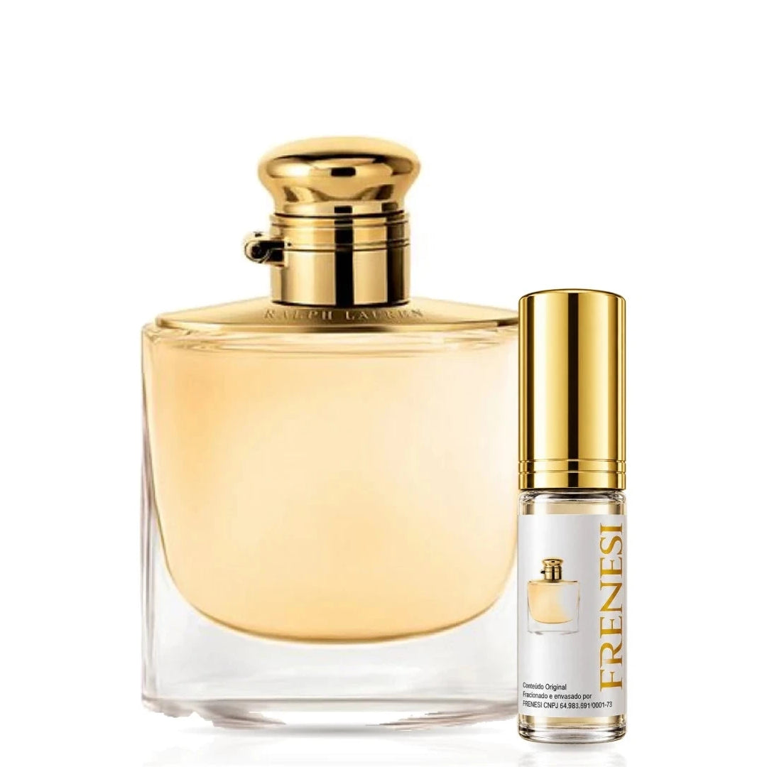 Woman By Ralph Lauren Eau de Parfum, de Ralph Lauren, ao lado do decant da Frenesi
