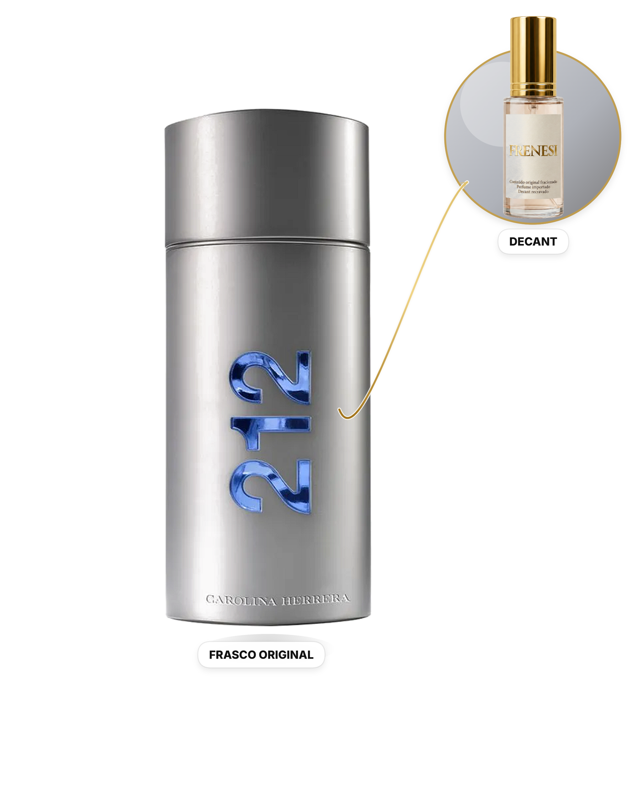 212 NYC Masculino Eau de Toilette (Decant)