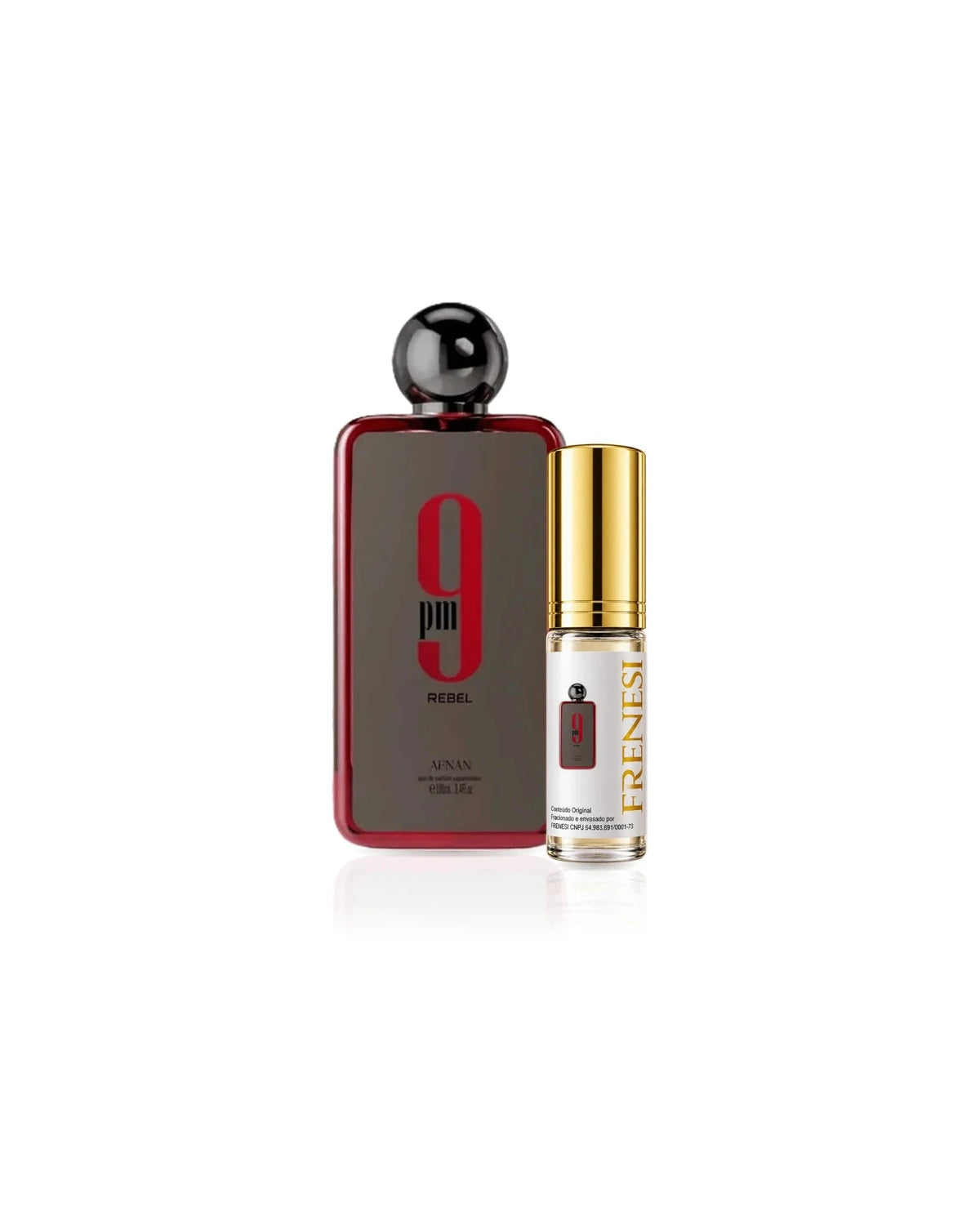 9 PM Rebel Unissex Eau de Parfum (Decant) - FRENESI
