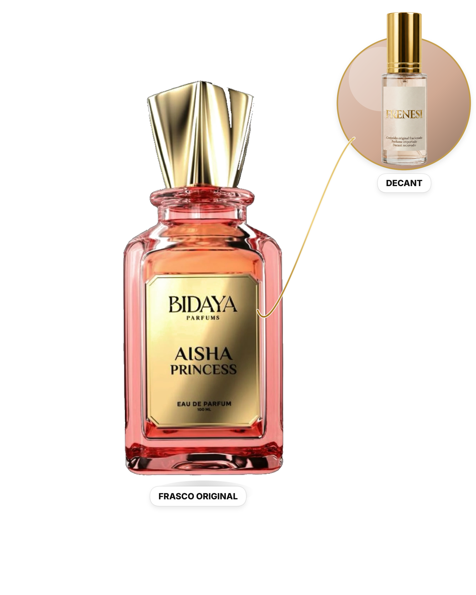 Aisha Princess Feminino Eau de Parfum (Decant)