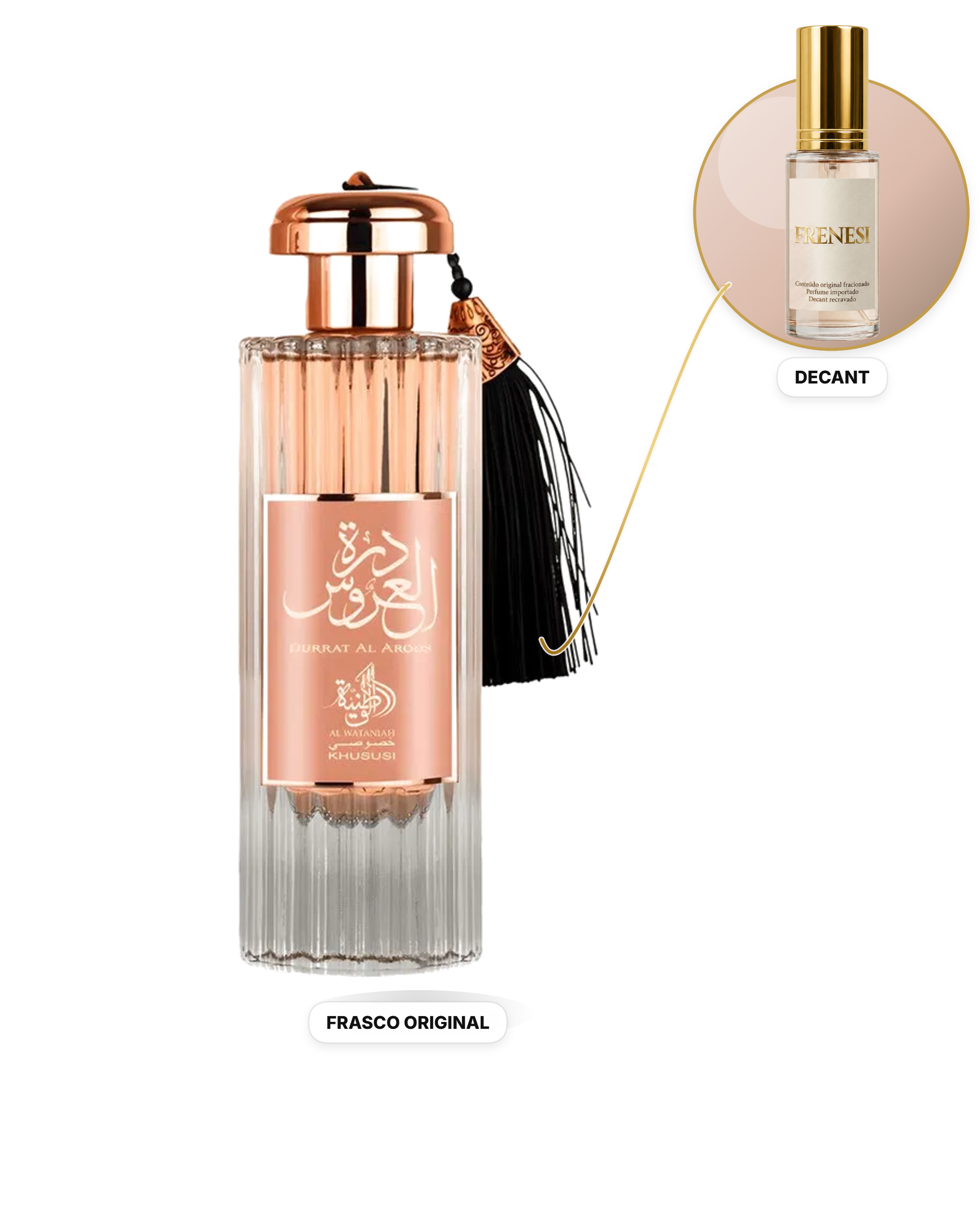 Durrat Al Aroos Feminino Eau de Parfum (Decant)