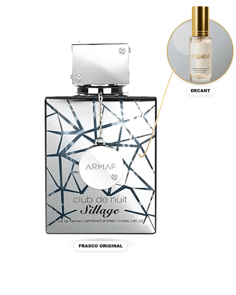 Club de Nuit Sillage Unissex Eau de Parfum (Decant) - FRENESI