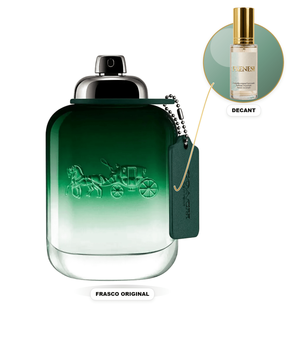 Coach Green Masculino Eau De Toilette (Decant) - FRENESI