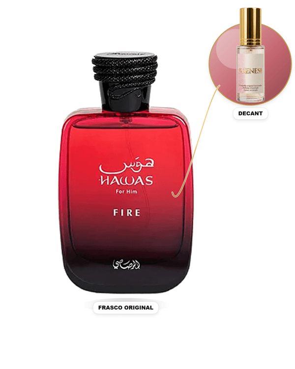 Hawas Fire Masculino Eau de Parfum (Decant) - FRENESI