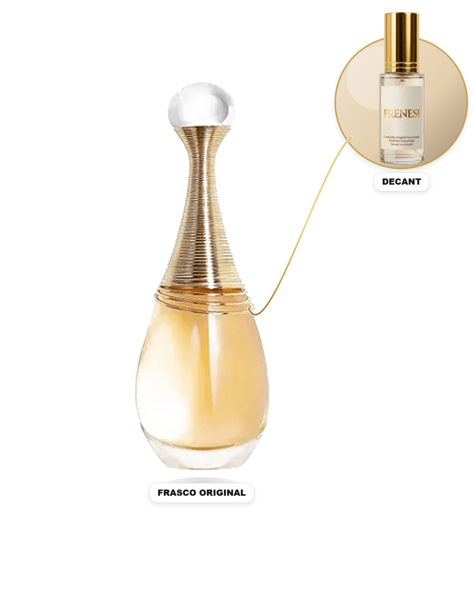 J'adore Feminino Eau de Parfum (Decant) - FRENESI