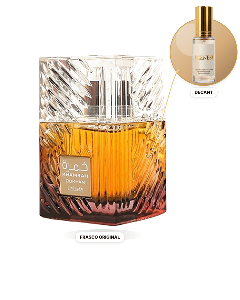 Khamrah Dukhan Masculino Eau de Parfum (Decant) - FRENESI