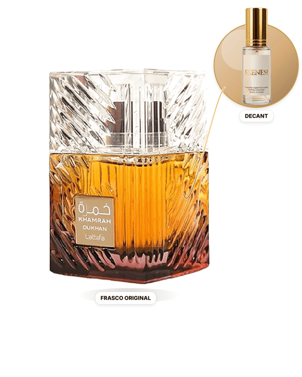 Khamrah Dukhan Masculino Eau de Parfum (Decant) - FRENESI