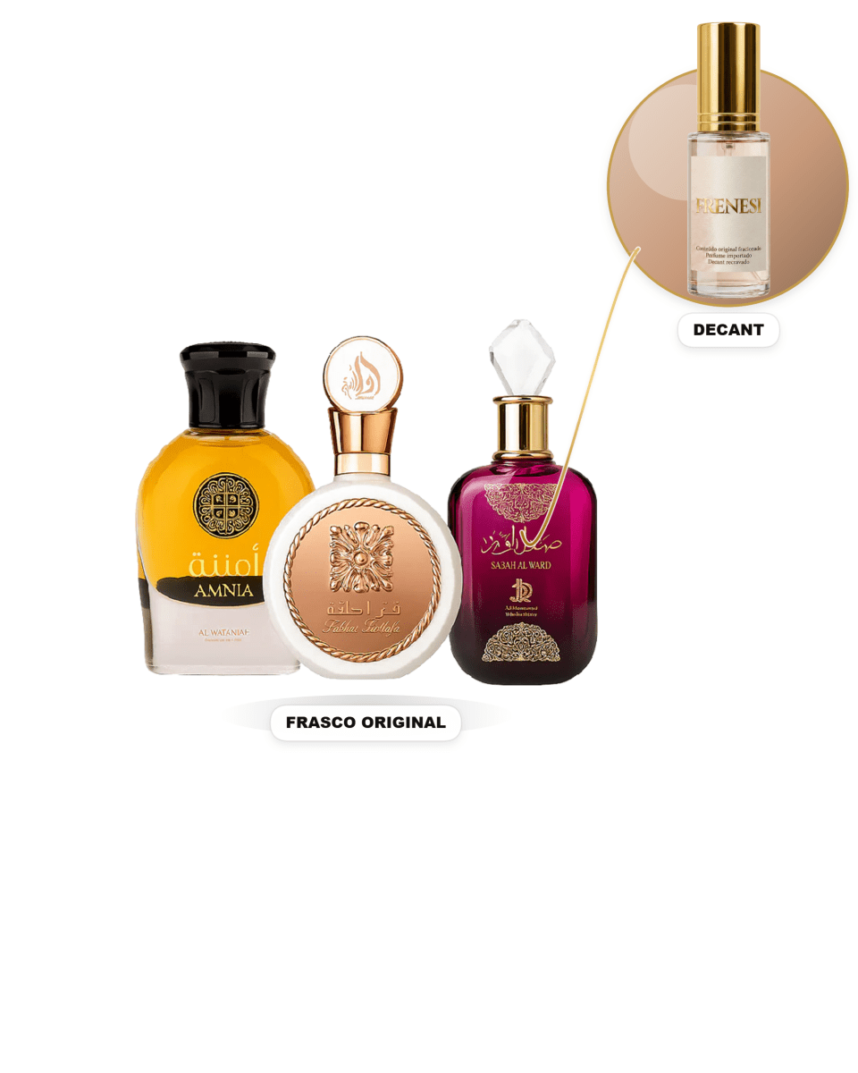 Kit Luxo Árabes Femininos (Decants) - FRENESI