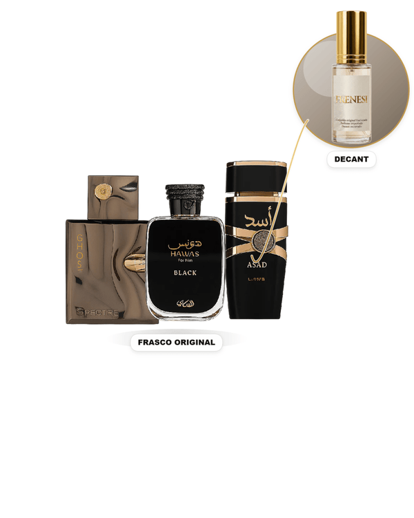 Kit Luxo Árabes Masculinos (Decants) - FRENESI