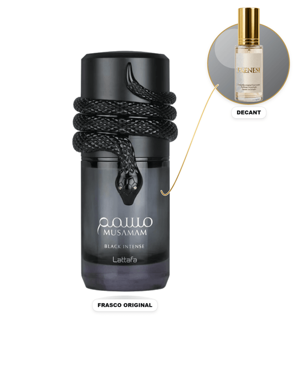 Musamam Black Intense Unissex Eau de Parfum (Decant) - FRENESI