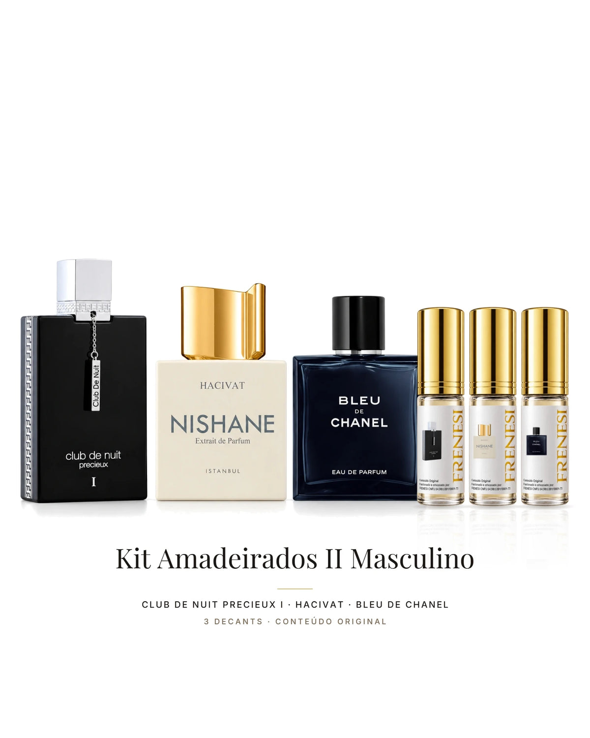 Kit Amadeirados II Masculino (Decants) - FRENESI