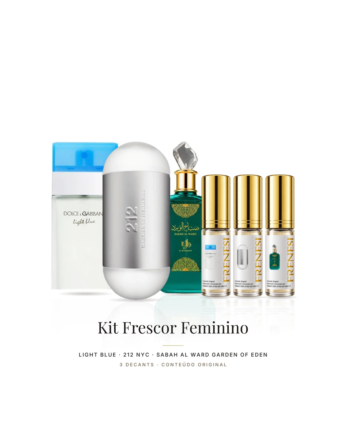 Kit Frescor Feminino (Decants) - FRENESI