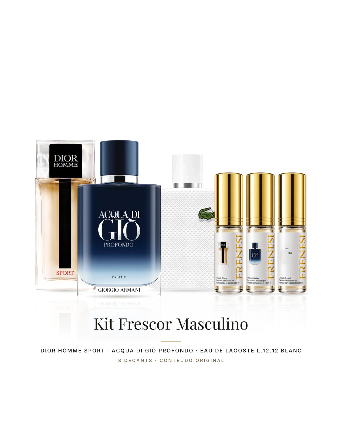 Kit Frescor Masculino (Decants) - FRENESI