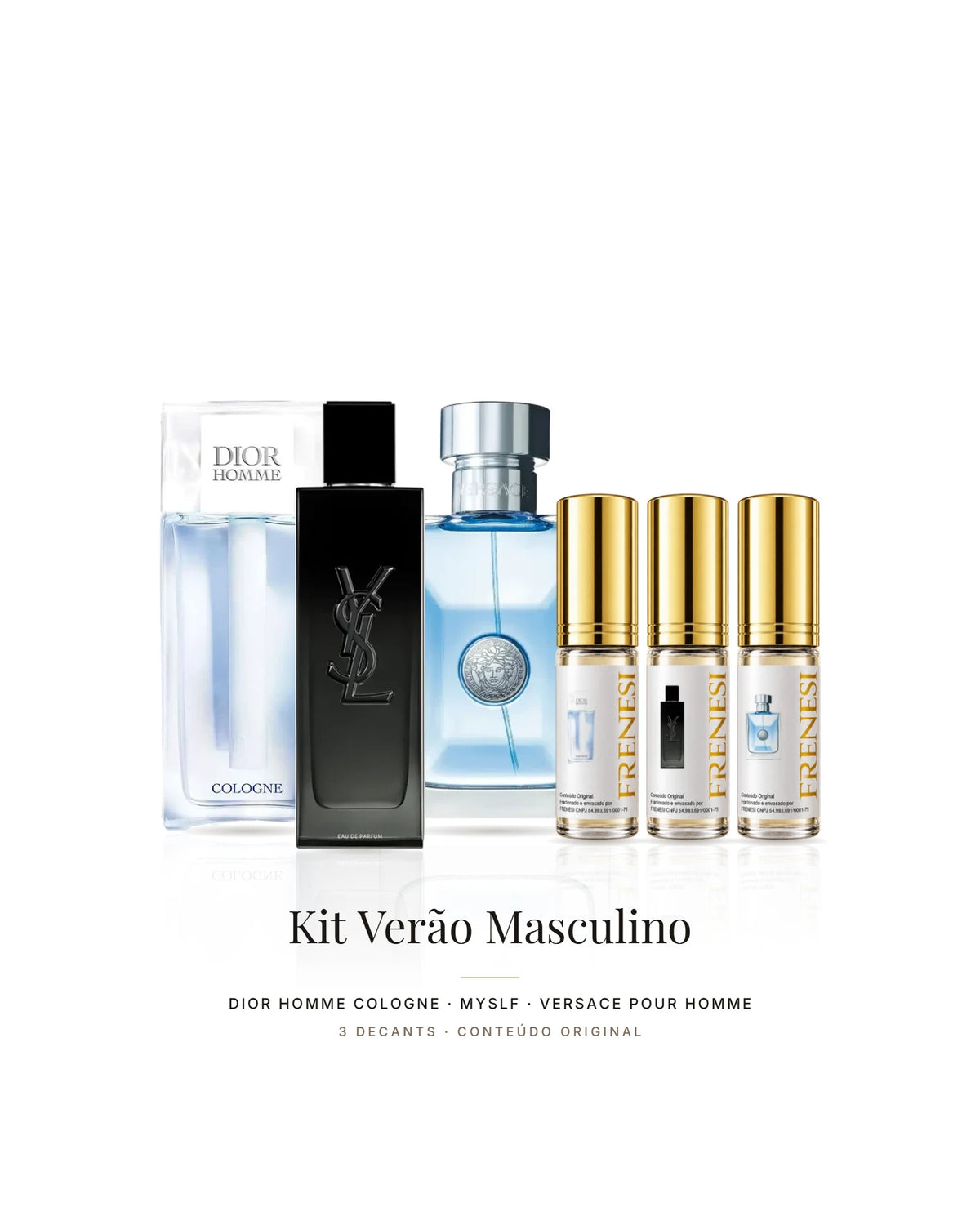 Kit Verão Masculino (Decants) - FRENESI