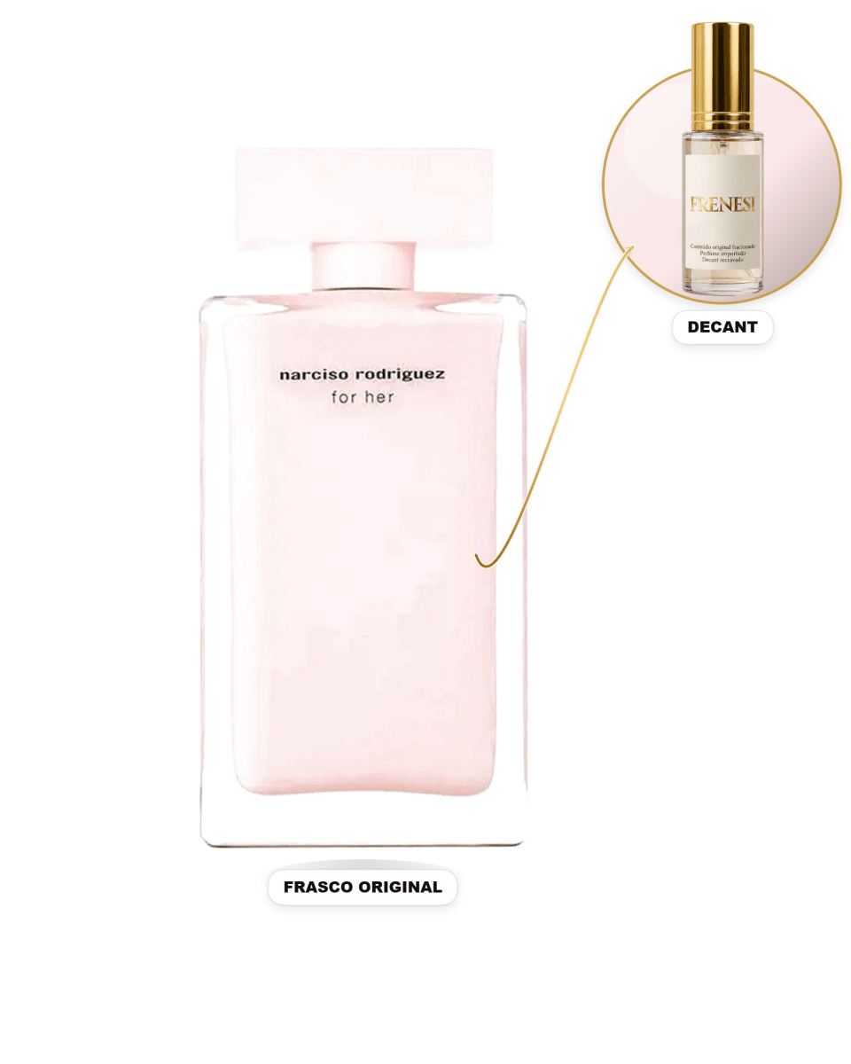 Narciso Rodriguez For Her Feminino Eau de Parfum (Decant) - FRENESI