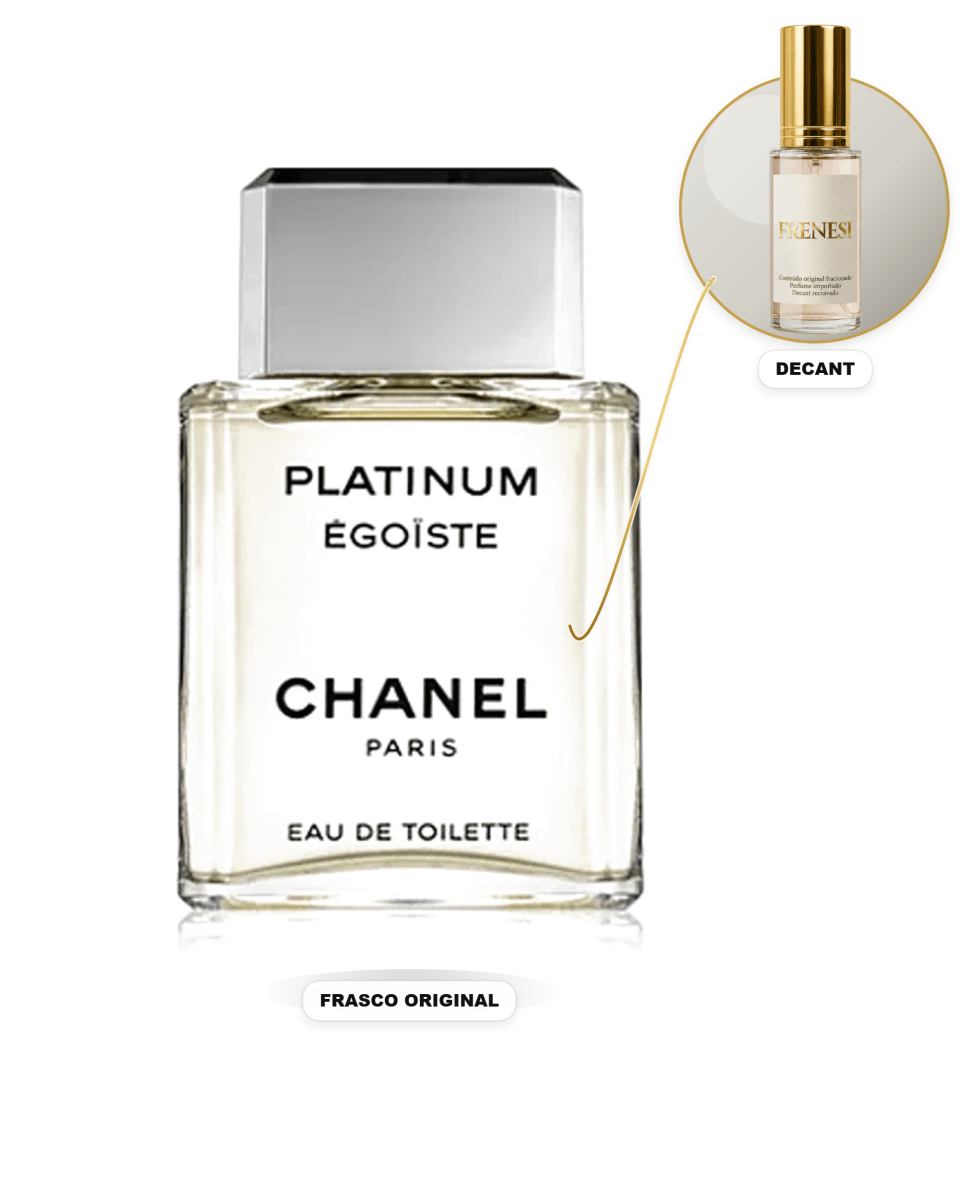 Platinum Égoïste de Chanel Masculino Eau de Toilette (Decant) - FRENESI