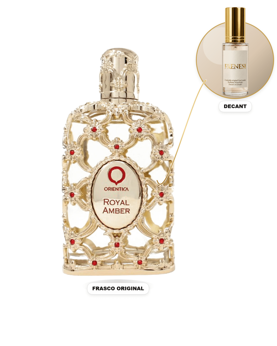 Royal Amber Unissex Eau de Parfum (Decant) - FRENESI