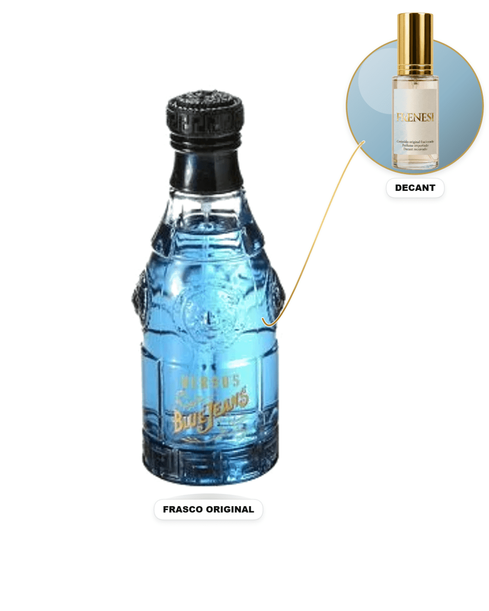 Versace Blue Jeans Masculino Eau de Toilette (Decant) - FRENESI