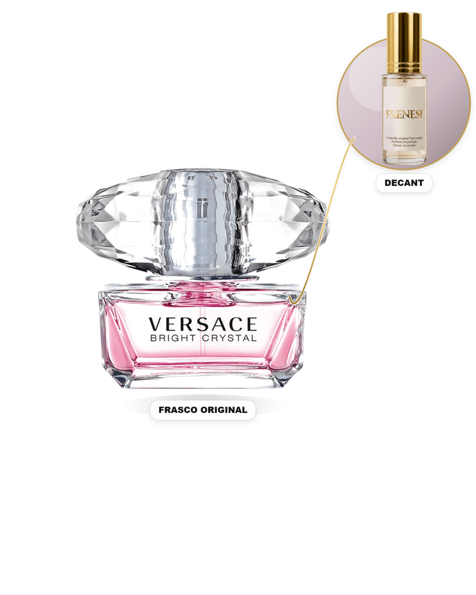 Versace Bright Crystal Feminino Eau de Toilette (Decant) - FRENESI
