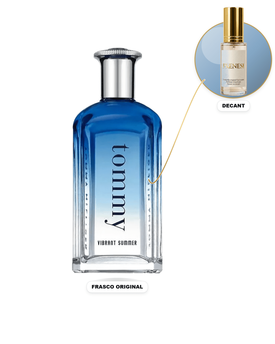 Vibrant Summer Tommy Hilfiger Masculino Eau de Toilette (Decant) - FRENESI