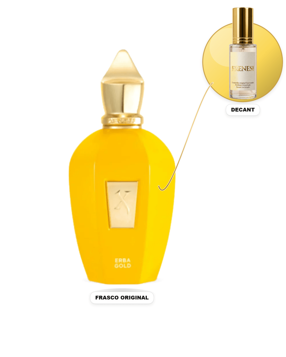 Xerjoff Erba Gold Unissex Eau de Parfum (Decant) - FRENESI